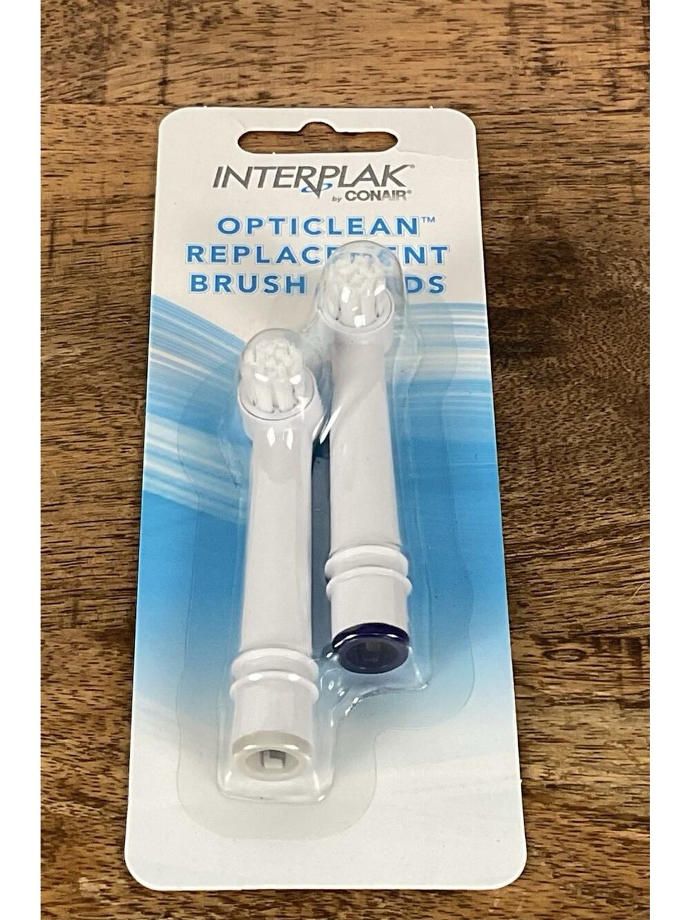 Interplak Opticlean Electric Toothbrush Replacement Brush Heads Pack of 2